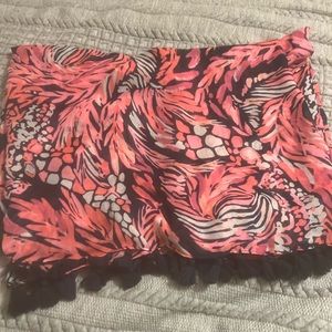 Lilly Pulitzer tube scarf with tassels